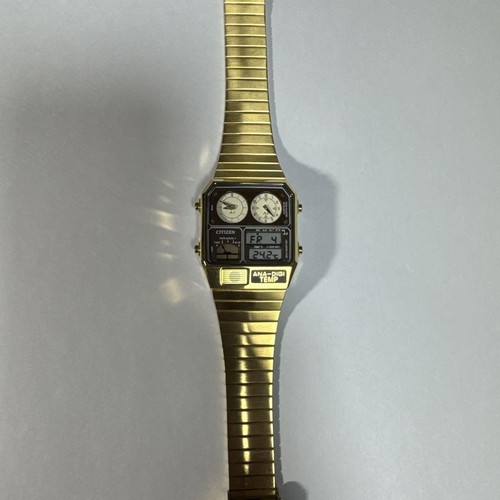 Citizen ANA-DIGI TEMP Gold Digital-Analog with Temp Function - Picture 3 of 6