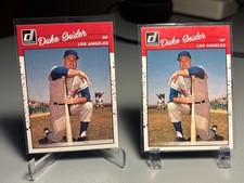 2023 Panini Donruss #282 Duke Snider 1990 Retro Reverse Image Variation & Base