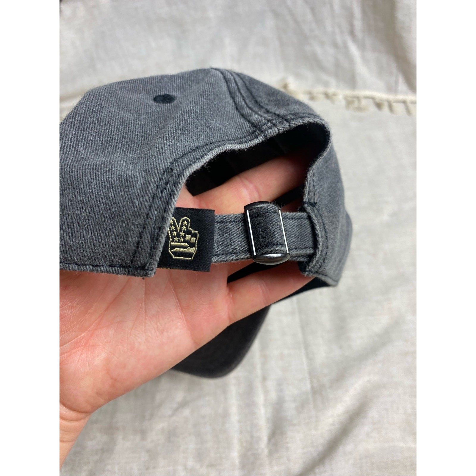 Lightning Gray Dad Baseball Hat - image 3