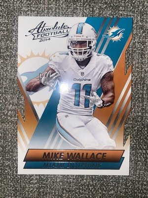 2014 Panini Absolute #30 Mike Wallace Retail Die Cut Miami Dolphins NFL Football