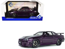 1999 Nissan Skyline GT R Z Tune RHD Midnight Purple Metallic R34 1/18
