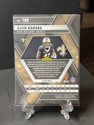 2025 Panini Mosaic - Alvin Kamara #188 Green Mosaic Prizm | eBay