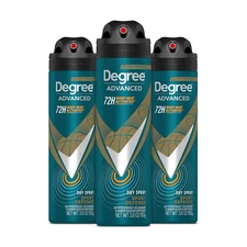 Degree Men Antiperspirant Deodorant Dry Spray Sport Defense 3 Count Deodorant fo