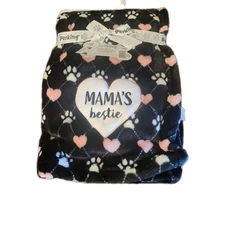 PetKing "Mama's Bestie" Pet Blanket 30 x 40"