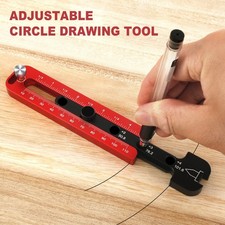Wood Scribing Compass Circle Drawing Ruler Scriber Marking Gauge Metric/Imperial