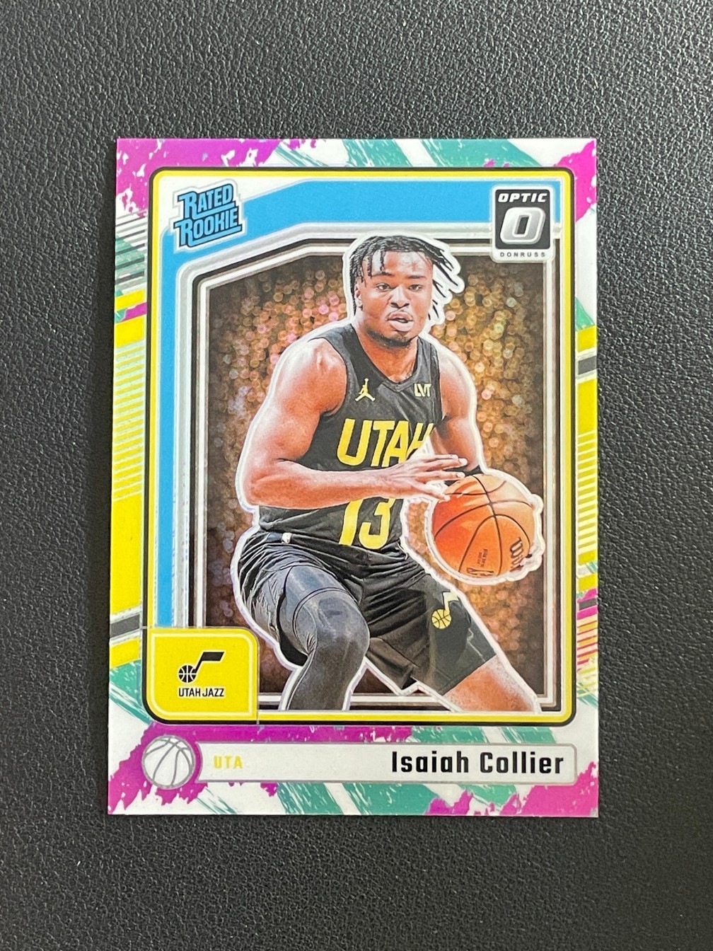 Isaiah Collier 2024-25 Panini Donruss Optic Rated Rookie Jazz Prizm RC SSP #295