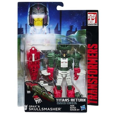 Transformers Generations Titans Return Deluxe Grax and Skullsmasher