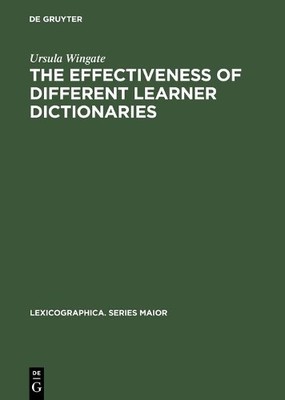Ursula Wingate The Effectiveness of Different Le (Gebundene Ausgabe) (US IMPORT)