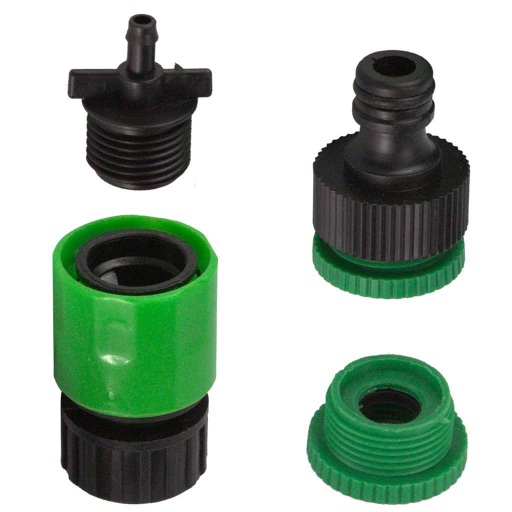 33ft Outdoor Patio Water Mister Nozzle Misting Cooling System Fan Cooler SET