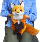 Sun Lemon Lap-Sized Fox Plush M Size 60cm Knee Series Japan