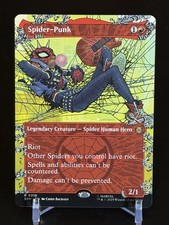 MTG Magic the Gathering Marvel's Spider-Man Spider-Punk 210 Borderless Rare