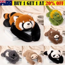 Weighted Long Arm Stuffed Animal Soft Fluffy Toy Bear Koala Raccoon Pillow Gifts