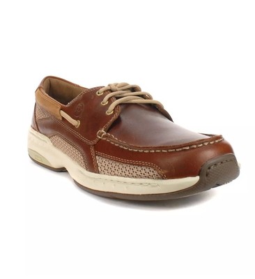 Dunham Men's Captain Brown Boat Shoes MCN410BR SIZE 10.5 D NO INSOLES!!!