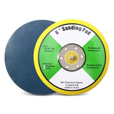6 Inch Vinyl Faced Psa Backing Pad 51624 Thread Orbital Sander Pneumatic Polis 6 Inch Vinyl Faced Psa Backing Pad 51624 Thread Orbital Sander Pneumatic Polis