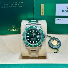 Rolex 116610LV 2018 Green Dial Box & Papers