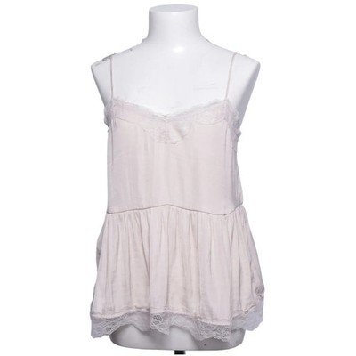 Mango, Top, Größe: S, Beige, Polyamid/Recyceltes Polyester, Einfarbig #Uab