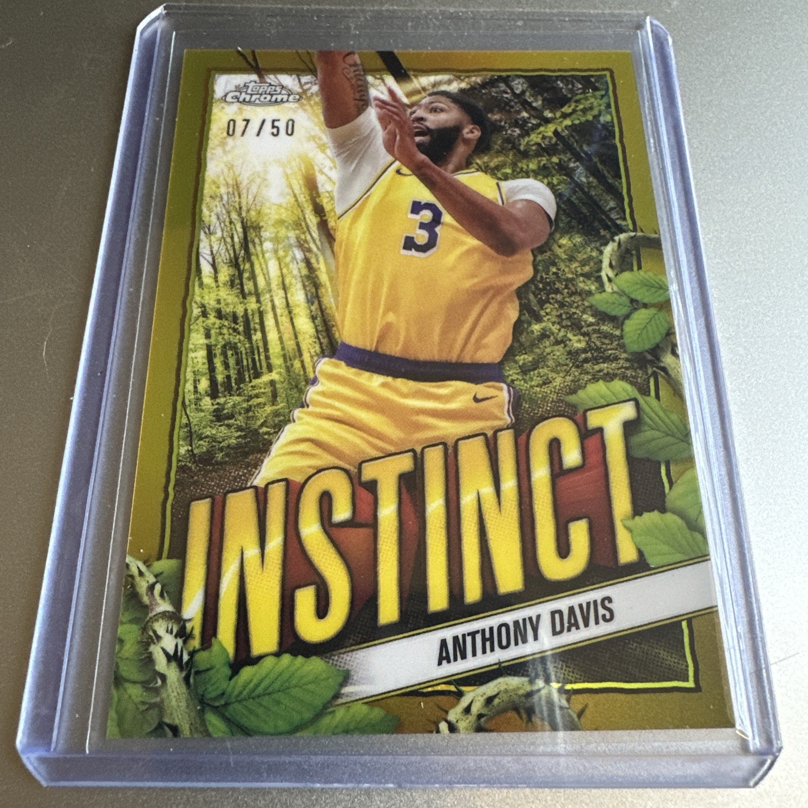 2024-25 Topps Chrome Anthony Davis #INS-24 Gold   /50