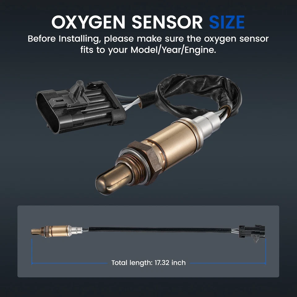 Sensor de oxígeno aguas arriba y aguas abajo compatible con Honda 1996-2001 Passport 15703 Foto 4 de 4