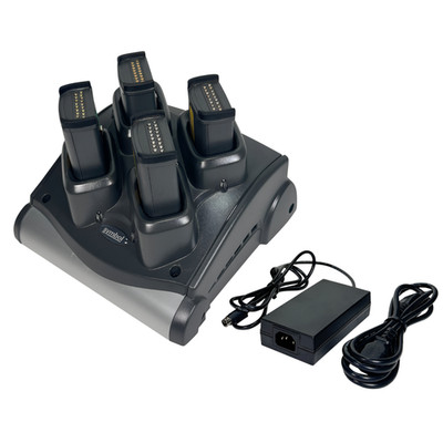  Symbol SAC9000-4000 4-Slot Charger w/4 Batteries + AC for MC2N0 MC9190 MC9090 