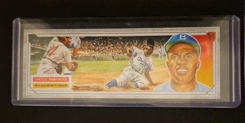 🔥 2022 Museum Collection Artist Original Canvas Booklet – Jackie Robinson  1/1