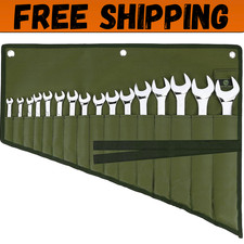16 Pockets Wrench Roll Organizer Wrench Pouch Roll Up With Water Proof Oxford Cl
