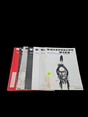 7 WHISPERING WIND MAGAZINES 1983-1987 American Indian Past & Present 