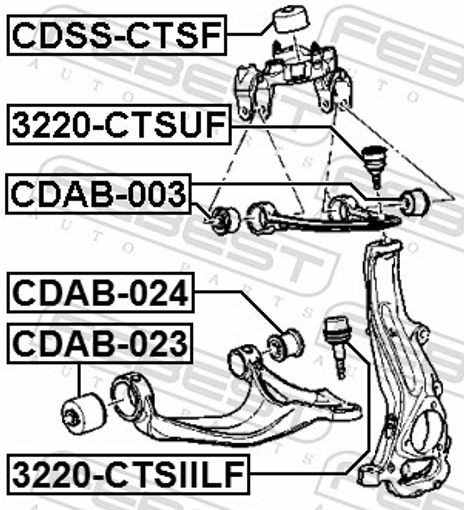 FEBEST-OE 3220-CTSIILF.OE Ball Joint for CADILLAC - Image 9