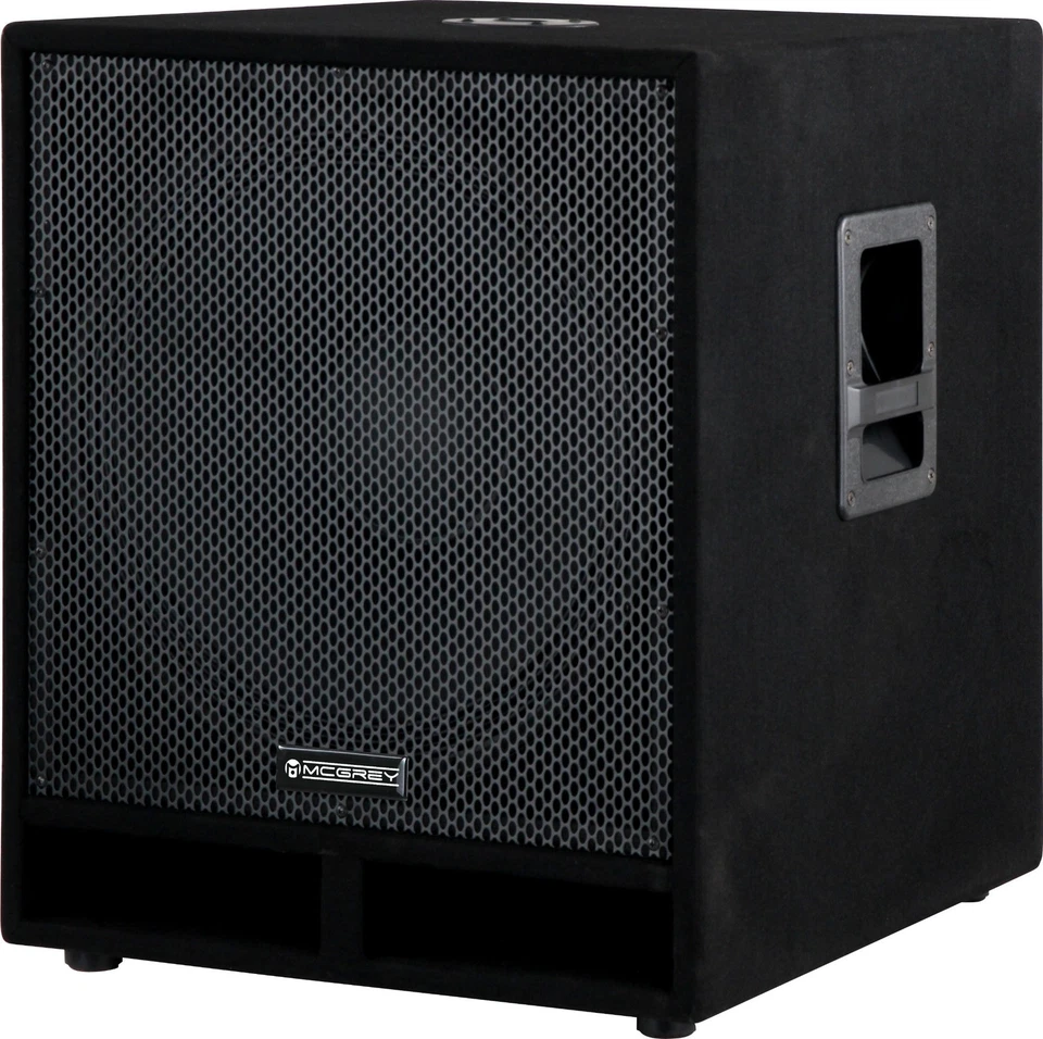 Enceinte Caisson de Basse Passive Hautparleur DJ PA 18" 1800W Subwoofer Set 2x - Photo 2/4
