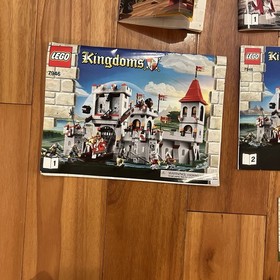 Lot of (7) Lego 7946 and 7947 Kingdoms Instruction Manuals Castle Set