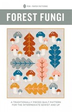 Pen + Paper Quilting Pattern Forest Fungi