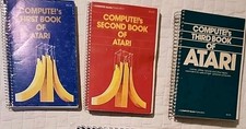 COMPUTE Atari First Second Third Editions Set Game Books Atari Gaming