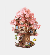 Rolife Sakura Tree House DIY Wooden Model Kit
