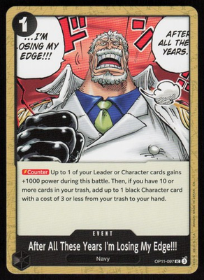 #ad After All These Years I#x27;m Losing My Edge OP11 097: A Fist of Divine S $1.99