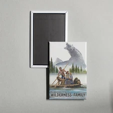 The Adventures of the Wilderness Family Mini Movie Poster Fridge Locker Magnet