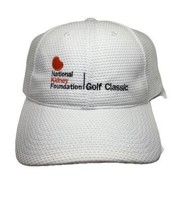 Greg Norman Golf Classic OSFA Adjustable White Polyester Baseball Cap