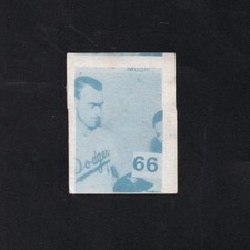 Venezuela Sticker Caramelo Deportivo 1958 WALLY Moon #66 Dodgers RARE