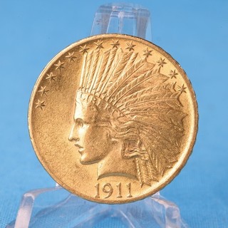USA 10 $ 1911 Indian Head Eagle 16 71 Gramm 900 Gold Vz