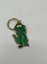 DOS EQUIS LAGER XX green crocodile 🐊 Keychain vintage beer alcohol nostalgia 