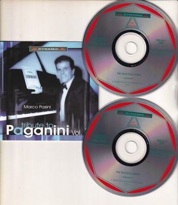 MARCO PASINI Tribute to Paganini Volume  2 (CD 2003) 2-Disc Dynamic Classical