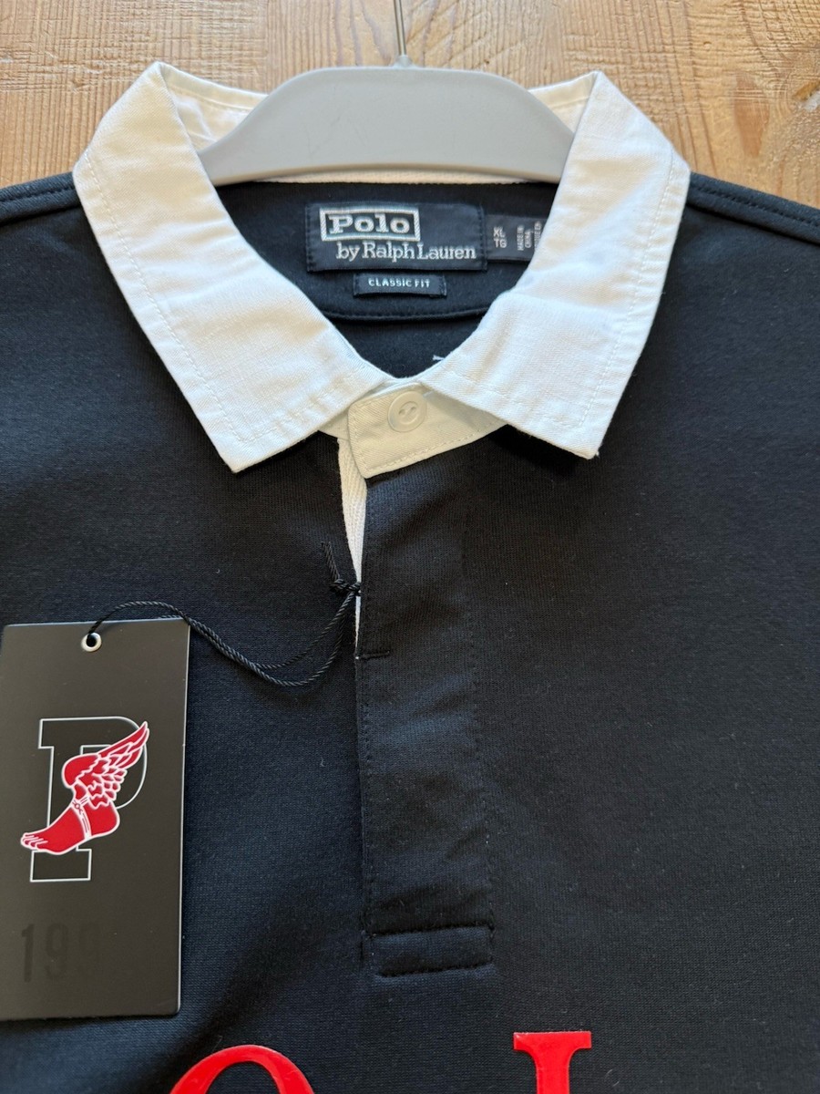 XL polo stadium 1992 ラガーシャツ ウィンタースタジアム Polo Ralph Lauren Winter Stadium 1992 Rugby Shirt size M Reissue
