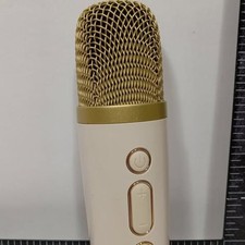 Smaly SM-KM23 Bluetooth Karaoke Microphone Cream and Gold