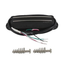 OriPure Dual Rail Black Alnico 5 ST Guitar Middle Pickup Mini Humbucker 13K