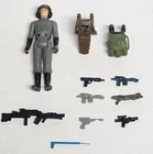VINTAGE STAR WARS MIXED ORIGINAL KENNER MADE FIGURE, WEAPONS & ACCESSORIES LOT