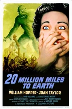 20 MILLION MILES TO EARTH (1957) one sheet - 27"x41" one-of-a-kind movie poster!