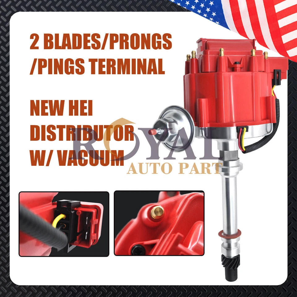 Fits Chevy V8 HEI Distributor w/ 65K Volt High 9000RPM - 350 454 SBC BBC GM08 - Image 3 of 4