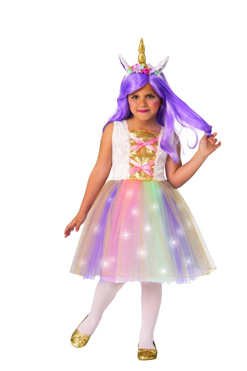 Disfraces Unicornio de poliéster multicolor para niñas