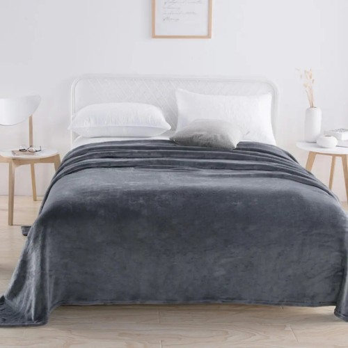 Coperta di Peluche Semplice Tinta Unita, Multifunzione Farley Peluche Coperta - Foto 2 di 30