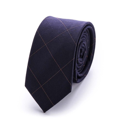 Mens Quality Cotton Slim Skinny Ties 6cm Patten Narrow Necktie Party Wedding - Picture 8 of 35