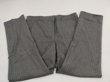 TALBOTS SIZE 10P LADIES CLASSIC HERITAGE BLACK PIN STRIPE WOOL PANTS LINED