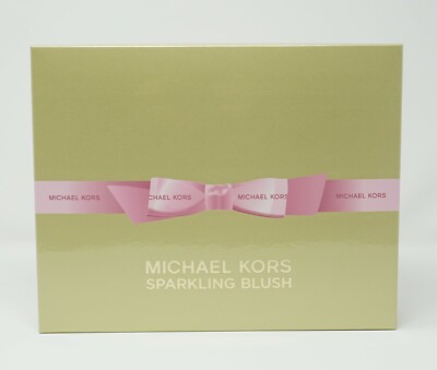 Michael Kors Sparkling Blush Geschenkbox gold rosa NEU Box Schachtel Karton rar 